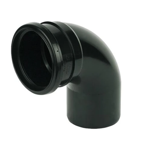 92 1/2º SINGLE SOCKET BEND Black