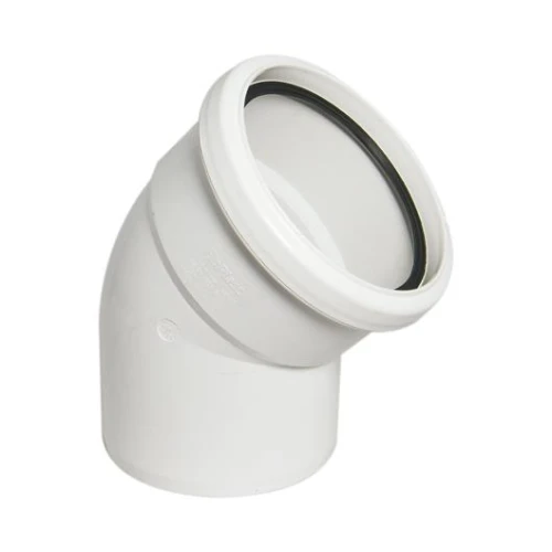 135&Acirc;&ordm; SINGLE SOCKET BEND White