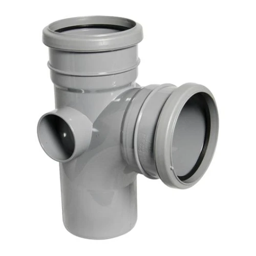 92 1/2&Acirc;&ordm; DOUBLE SOCKET BRANCH WITH BOSSES Grey