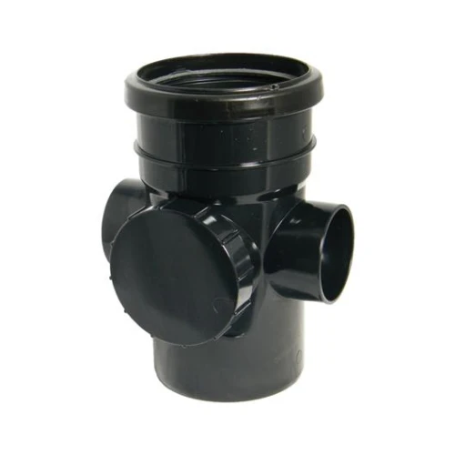 SINGLE SOCKET ACCESS PIPE Black