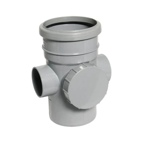 SINGLE SOCKET ACCESS PIPE Grey
