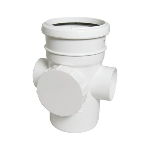 SINGLE SOCKET ACCESS PIPE White