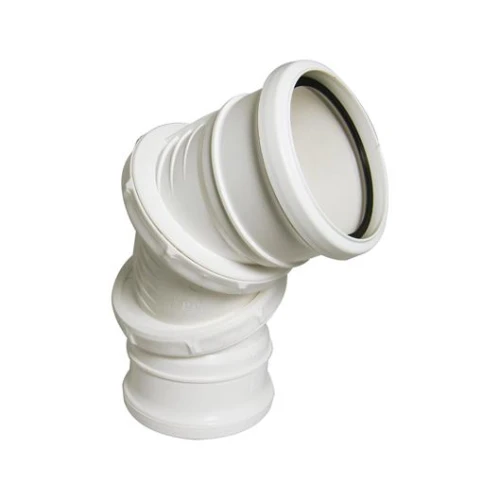 0&Acirc;&ordm; - 90&Acirc;&ordm; ADJUSTABLE SINGLE SOCKET BEND White