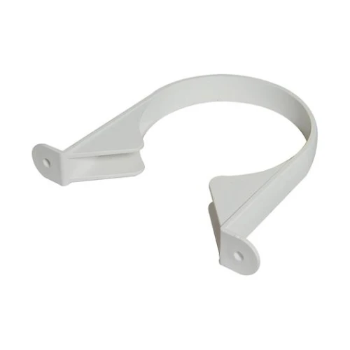 DOUBLE FIXING SOIL PIPE BRACKET White