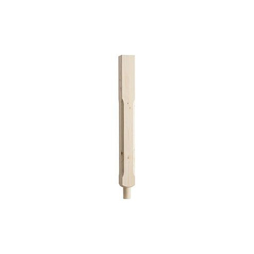 Pine Newel Turning Stop Chamfered 850mm x 91mm x 91mm