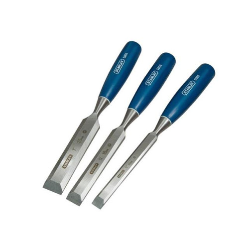 Stanley 5002 Bevel Edge Chisel Set of 3 12, 18 & 25mm