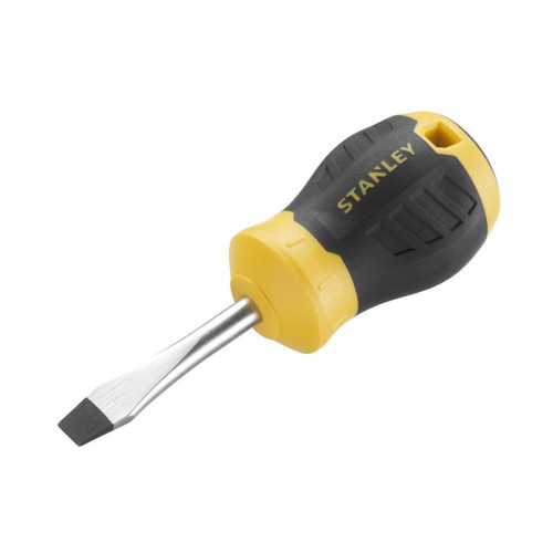 Stanley CUSHION GRIP⢠Stubby Screwdriver 6.5 x 45mm Flared