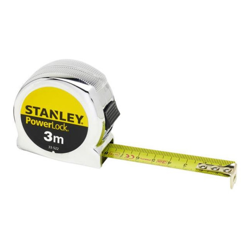 Stanley Powerlock Classic Tape 3m (Width 19mm)