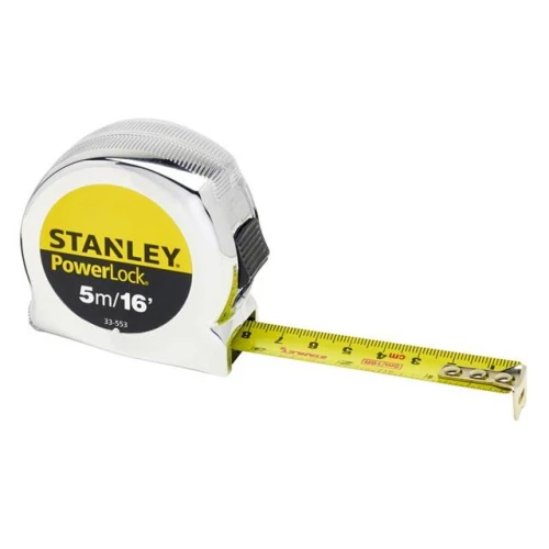 Stanley Micro Powerlock Tape 5m / 16ft (Width 19mm)