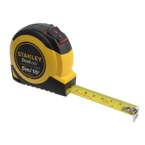 Stanley Dual Lock Tylon&acirc;&cent; Pocket Tape 5m/16ft (Width 19mm)