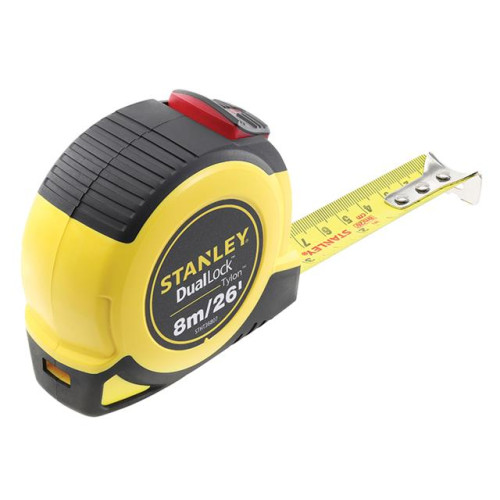 Stanley Dual Lock Tylonâ„¢ Pocket Tape 8m/26ft (Width 25mm)