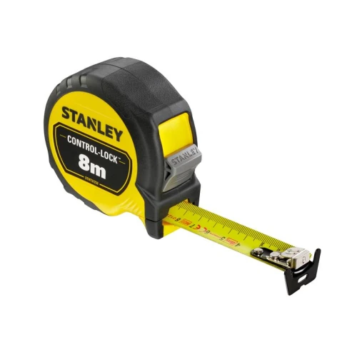 Stanley CONTROL-LOCK&acirc;&cent; Pocket Tape 8m (Width 25mm) (Metric only)
