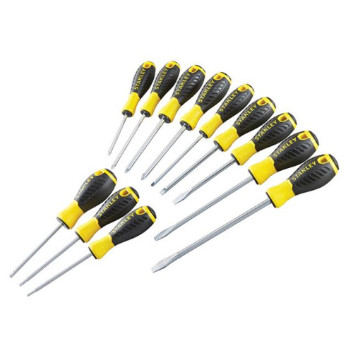 Stanley 0-60-212 Essential Screwdriver Set of 12 PH/SL/PZ/TX