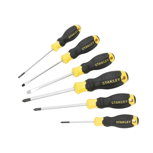 Stanley CUSHION GRIP⢠Screwdriver Set, 6 Piece