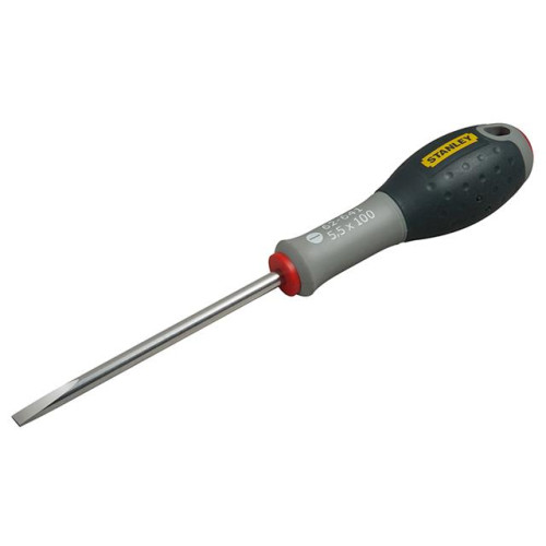 Stanley FatMax Scredwriver Stainless Steel Parallel Tip 5.5 x 100mm