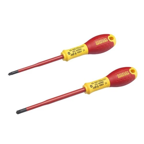 Stanley FatMax VDE Insulated Borneo Pozi Scewdriver Set of 2
