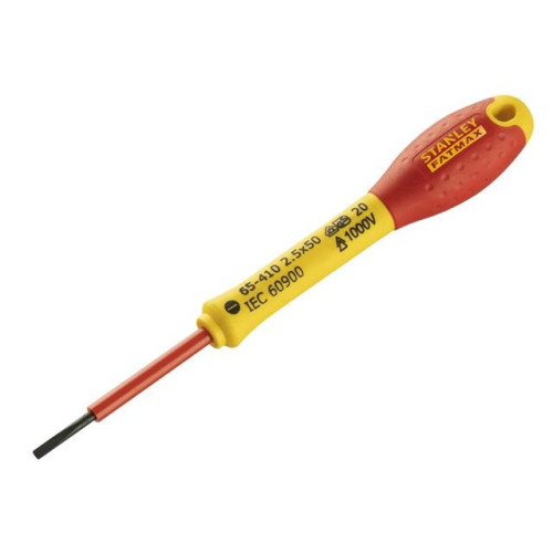 Stanley FatMax Screwdriver Insulated Parallel 2.5mm x 50mm