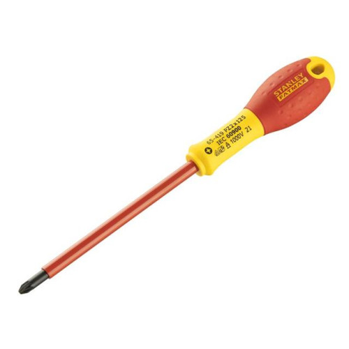 Stanley FatMax Screwdriver Insulated Pozi Pz2 x 125mm