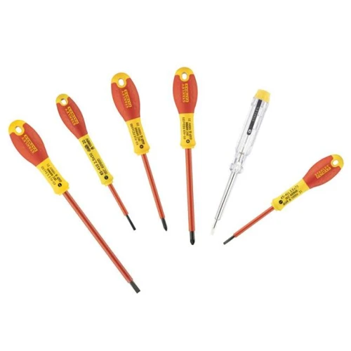 Stanley FatMax Screwdriver Set Insulated Parallel & Pozi 6 Piece