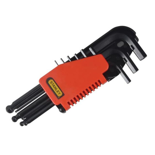 Stanley Ball End Hexagon Key Set of 9 Metric (1.5-10mm)
