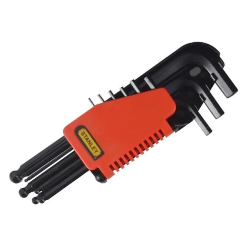 Stanley Ball End Hexagon Key Set of 9 Metric (1.5-10mm)