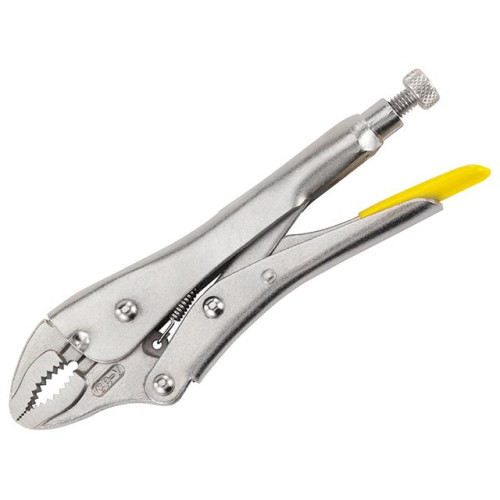 Stanley Locking Pliers 185mm Curved Jaw