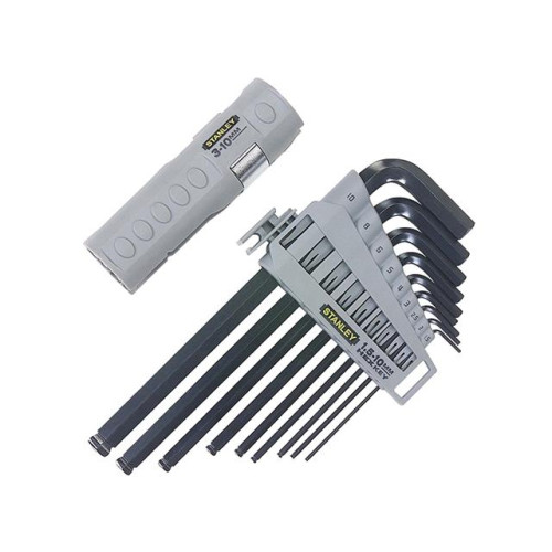 Stanley Hexagon Grip Key Set of 9 Metric (1.5-10mm)