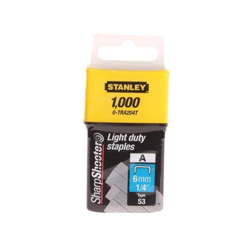 Stanley Light-Duty Staple 6mm (1000) 0-TRA204T