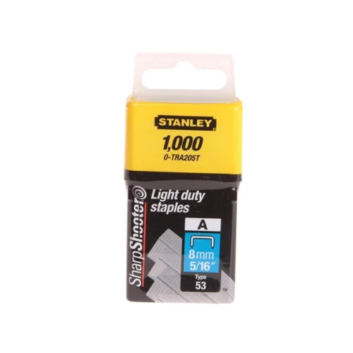 Stanley Light-Duty Staple 8mm (1000) 0-TRA205T