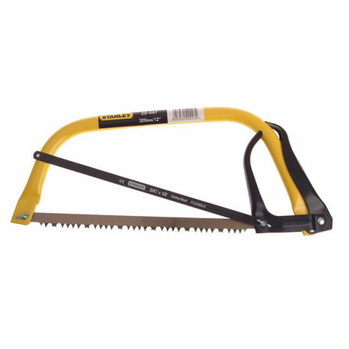 Stanley Hack Bowsaw 300mm (12 in) Plus Extra Hacksaw Blade