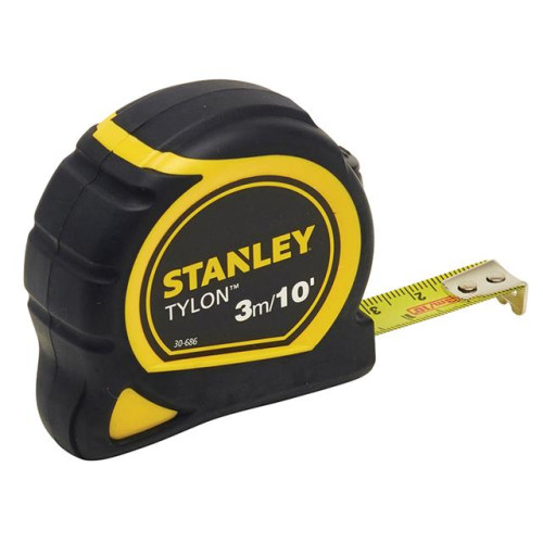 Stanley Pocket Tape 3m / 10ft (Width 12.7mm) Loose