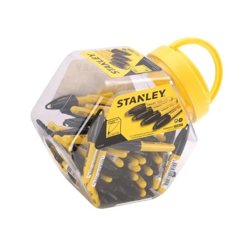 Stanley Mini Fine Tip Marker Black (Tub 72)