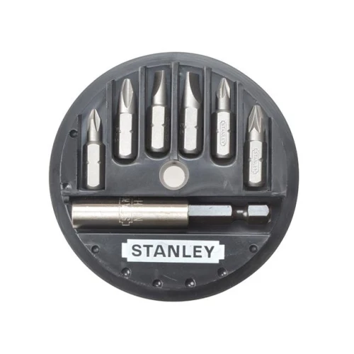 Stanley Insert Bit Set Phillips/Slotted/Pozidriv 7 Piece