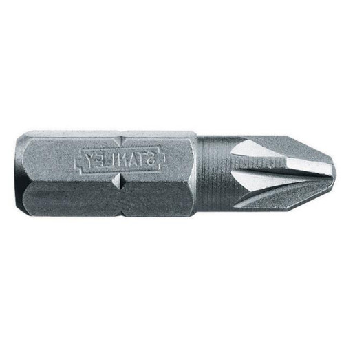 Stanley Pozidriv 1pt Bit 25mm (Box of 25)