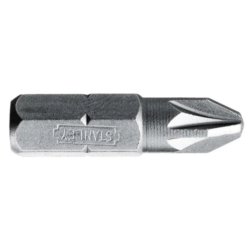 Stanley Pozidriv 2pt Bit 25mm (Box of 25)