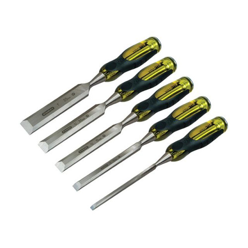 Stanley FatMax Bevel Edge Chisel with Thru Tang 5 Piece Set 6, 12, 18, 25 & 32mm