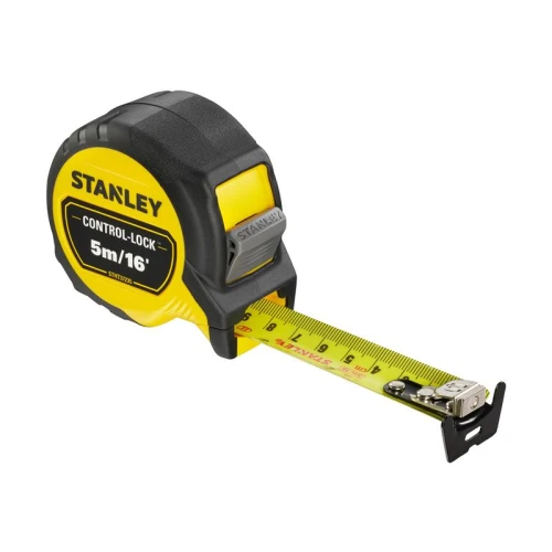 Stanley CONTROL-LOCK&acirc;&cent; Pocket Tape 5m/16ft (Width 25mm)