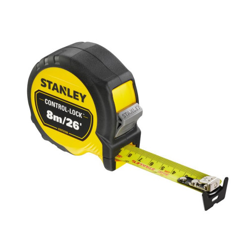Stanley CONTROL-LOCKâ„¢ Pocket Tape 8m/25ft (Width 25mm)
