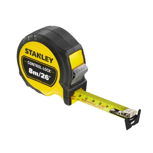 Stanley CONTROL-LOCK&acirc;&cent; Pocket Tape 8m/25ft (Width 25mm)