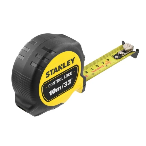 Stanley CONTROL-LOCK&acirc;&cent; Pocket Tape 10m/33ft (Width 25mm)