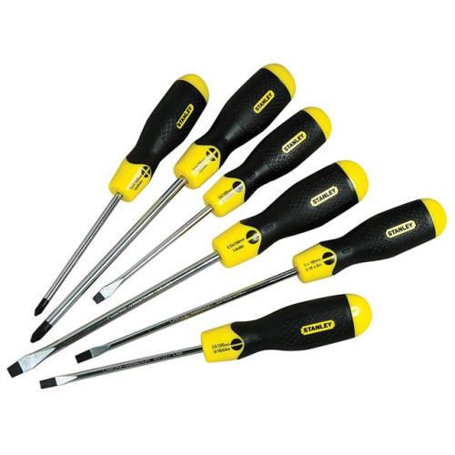 Stanley Cushion Grip Screwdriver Set 6 Piece