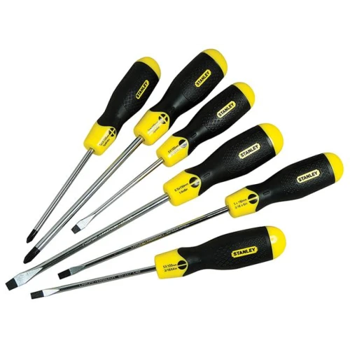 Stanley Cushion Grip Screwdriver Set 6 Piece