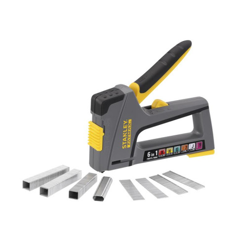 Stanley FATMAX® 6-in-1 Multi-Purpose Plastic Staple and Brad Nail Gun
