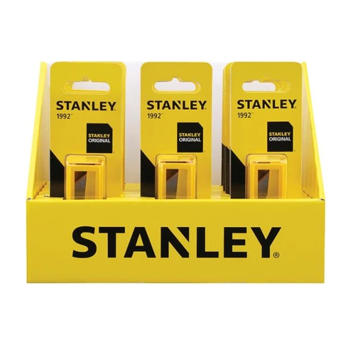 Stanley Display Of 18 X 1992 10 Blade Dispensers