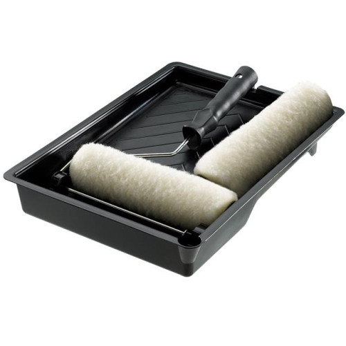Stanley 23cm (9in) Paint Roller Kit with 2 Sleeves