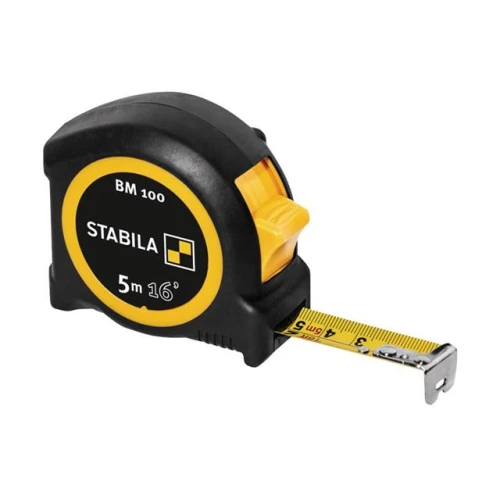 Stabila BM 100 Compact Pocket Tape 5m/16ft (Width 19mm)