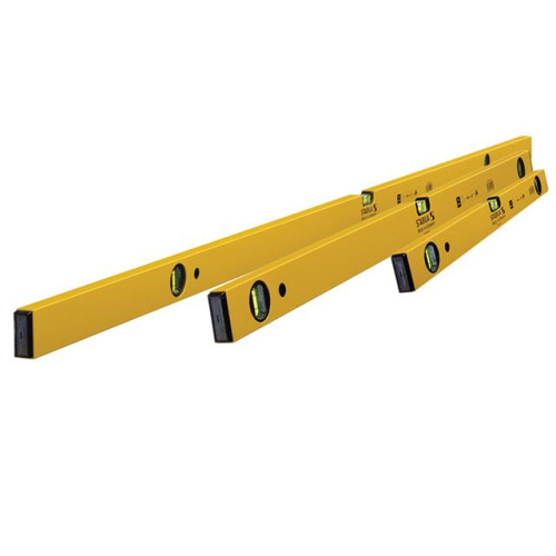 Stabila 70-2 Series Double Plumb Spirit Level Pack 60 + 120 + 180cm