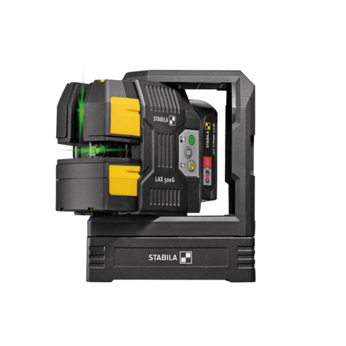 Stabila LAX 500 G Cross Line plus Plumb Point Laser 12V 1 x 2.0Ah Li-ion