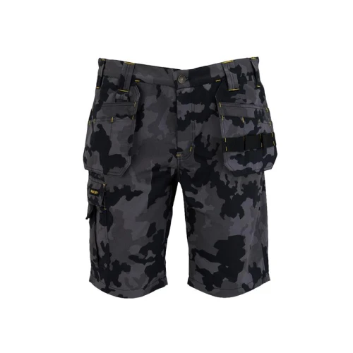 Stanley Hanley Holster Shorts Black Camouflage Waist 32in