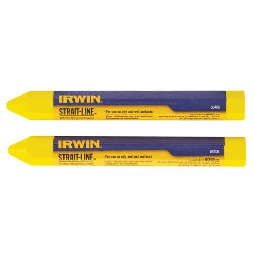 Irwin Straight-Line Crayons (Card 2) Yellow